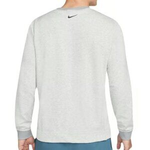 Gray Nike Crewneck Pullover Nike Yoga Thermafit Lightweight Shirt Size Small
